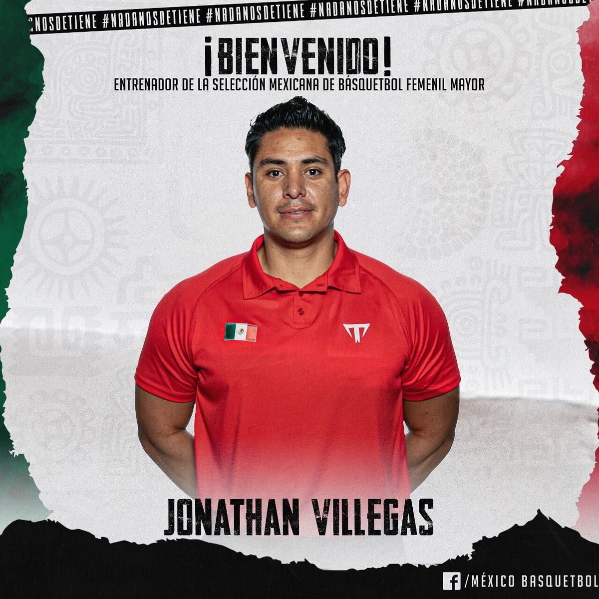 Jonathan Villegas nuevo coach de la selección mexicana de basquetbol femenil mayor

bit.ly/3KwRfsC🇲🇽🏀

"Tienes el respeto y cariño de la comunidad del basquetbol mexicano, sobre todo de las jugadoras por las que has hecho una gran labor": <a href="/omarquintero_11/">Omar Quintero Pereda</a> a <a href="/jhonyville/">Jonathan Villegas</a>
