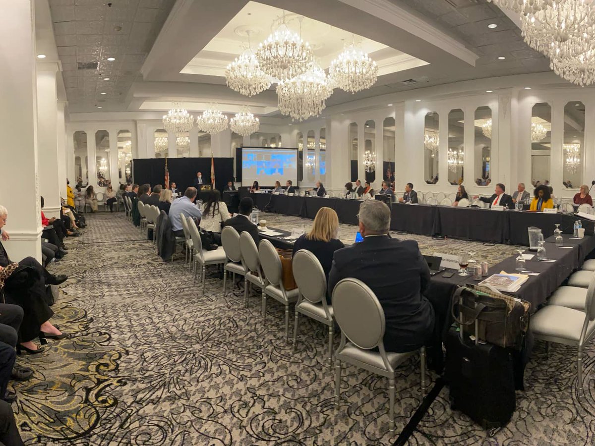 TheFlaBar's tweet photo. Final highlight to share from TLH today at our first Board Of Governors meeting of 2022!
Many thanks to @flcourts Chief Justice Charles Canady for HIS thanks he doled out to our BOG and Executive Director Josh Doyle for doing the Bar employee recognition with #SCOFL present.
1/ https://t.co/36UHYmmpIM