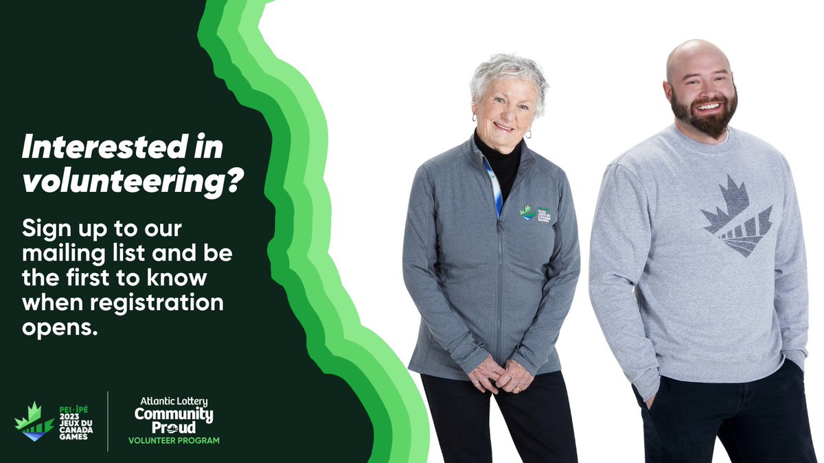 Registration opens for the <a href="/AL_Lottery/">Atlantic Lottery</a> Volunteer Program on February 18!  🎉

Sign up to our mailing list and be the first to know when registration opens👉 bit.ly/Subscribe2023