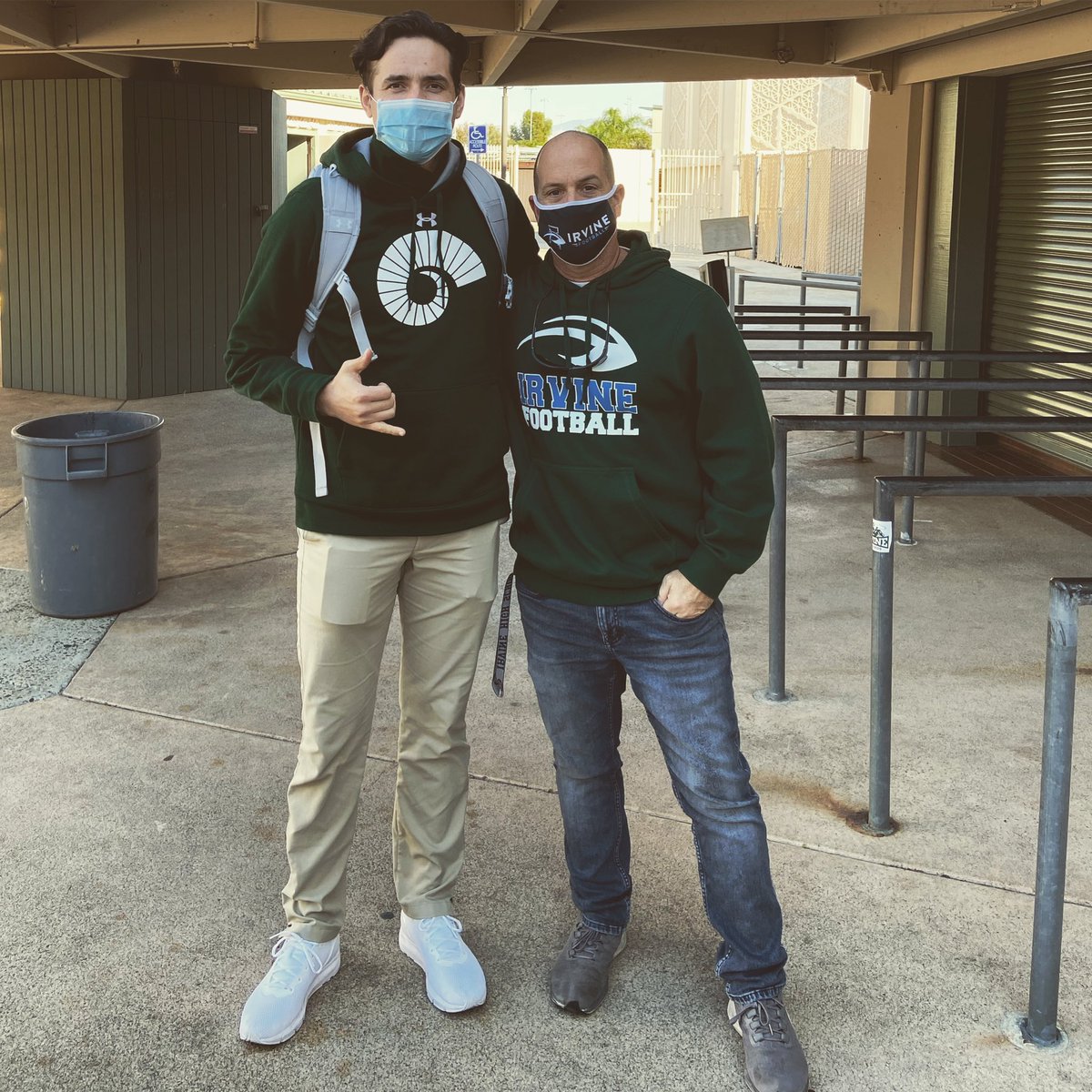 CoachRicci's tweet photo. Thanks Coach @Adam_Pilapil from Colorado State for coming out to look at our guys!  Would love to turn some of our Vaqs into Rams!  @OCSportsZone @IHSVaqueros #grindingformyguys #isyourcoachworkingforyou #nextlevel https://t.co/f1FZhSAA6b