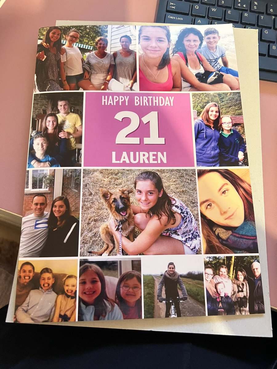 ejw001's tweet photo. @MoonpigUK my bf ordered me a card and someone else’s came instead, anyone know a Lauren turning 21 with Uncle Gary and Auntie Sammy???? Would have liked my own card but let’s see if we can get this to Lauren https://t.co/Nhr9xgtATR
