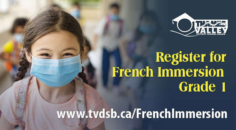 Did you know that students who study French will improve their comprehension skills? 1 out of 3 words in English has been borrowed from French! Register your child for Grade 1 French Immersion at #TVDSB. tvdsb.ca/FrenchImmersion