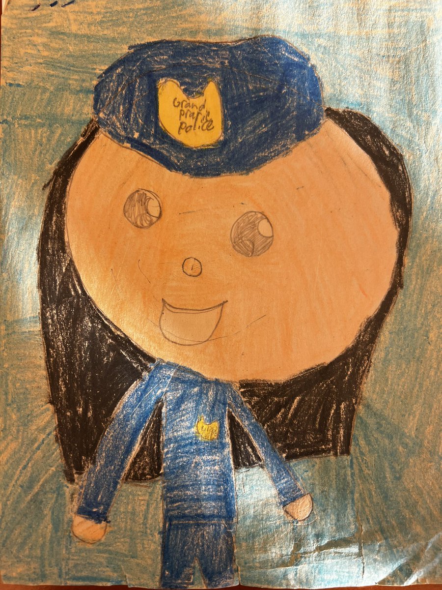 Thank you to <a href="/grandprairieisd/">Grand Prairie ISD</a> Eisenhower Elementary student Stephanie Sanchez for the priceless artwork you created. I am moved beyond words! It will be displayed in my office so I can show off to all my pals!  #Artist #OurFuture