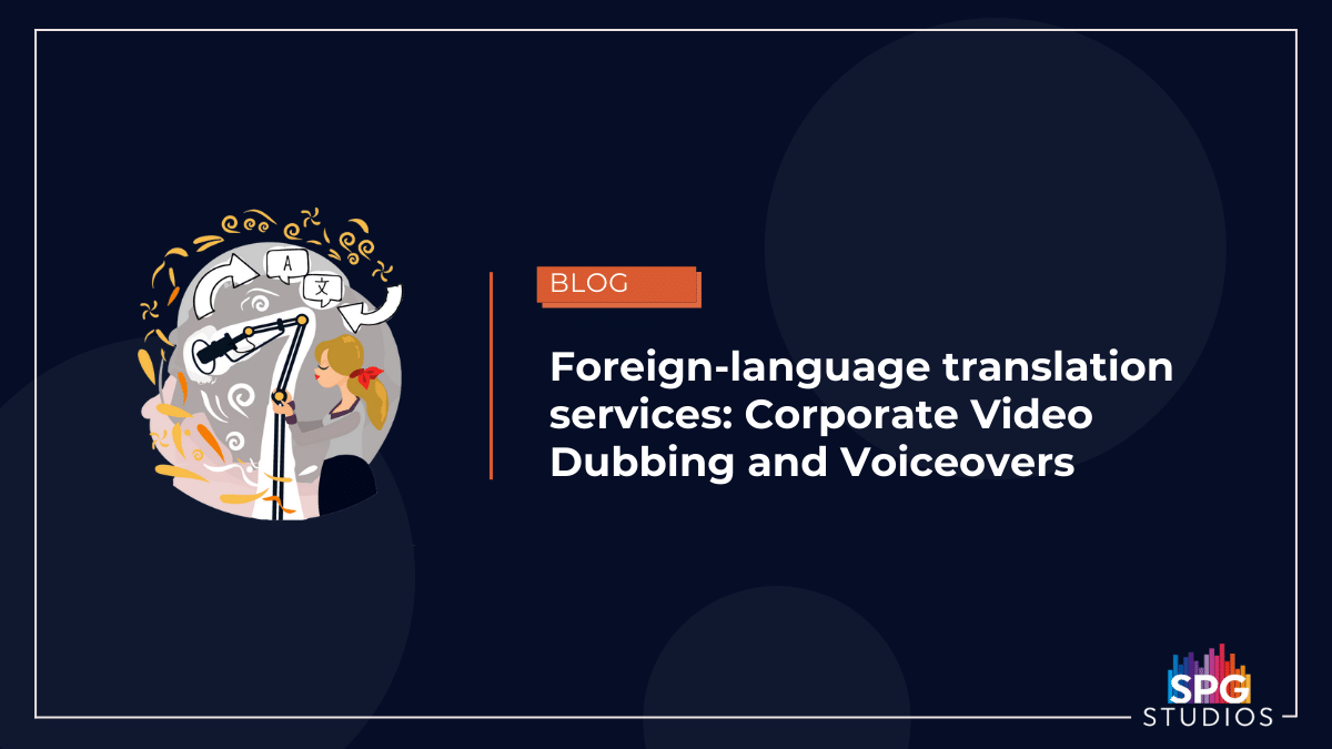 SPGStudios_'s tweet photo. With foreign-language #translation services for corporate videos it’s vital to select the right method and provider. Here we go through how corporate video #localization can help your organization achieve its global strategic goals: https://t.co/k0TsxugM5l #dubbing #voiceover https://t.co/PVUEkM3T9P