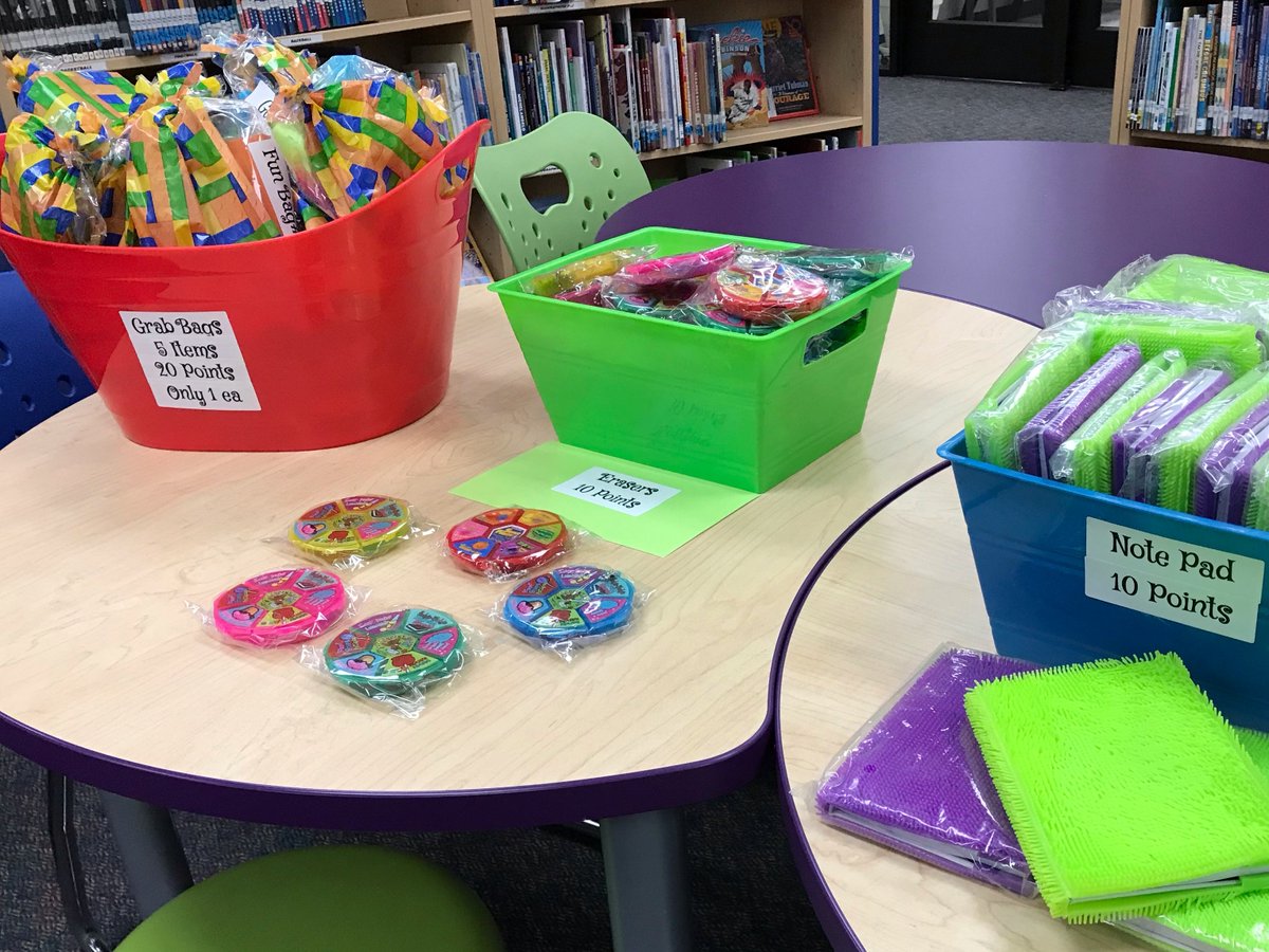 CastleSTEAM's tweet photo. Mrs. Thomas, Castle's school librarian, prepares the library for the ever exciting AR Store. Students work all quarter to earn these high interest prizes! Thank you Mrs. Thomas for your commitment to literacy.
#acceleratedreader #ARstore #wearepbv #castlesteam #literacy https://t.co/2zUID4OPee