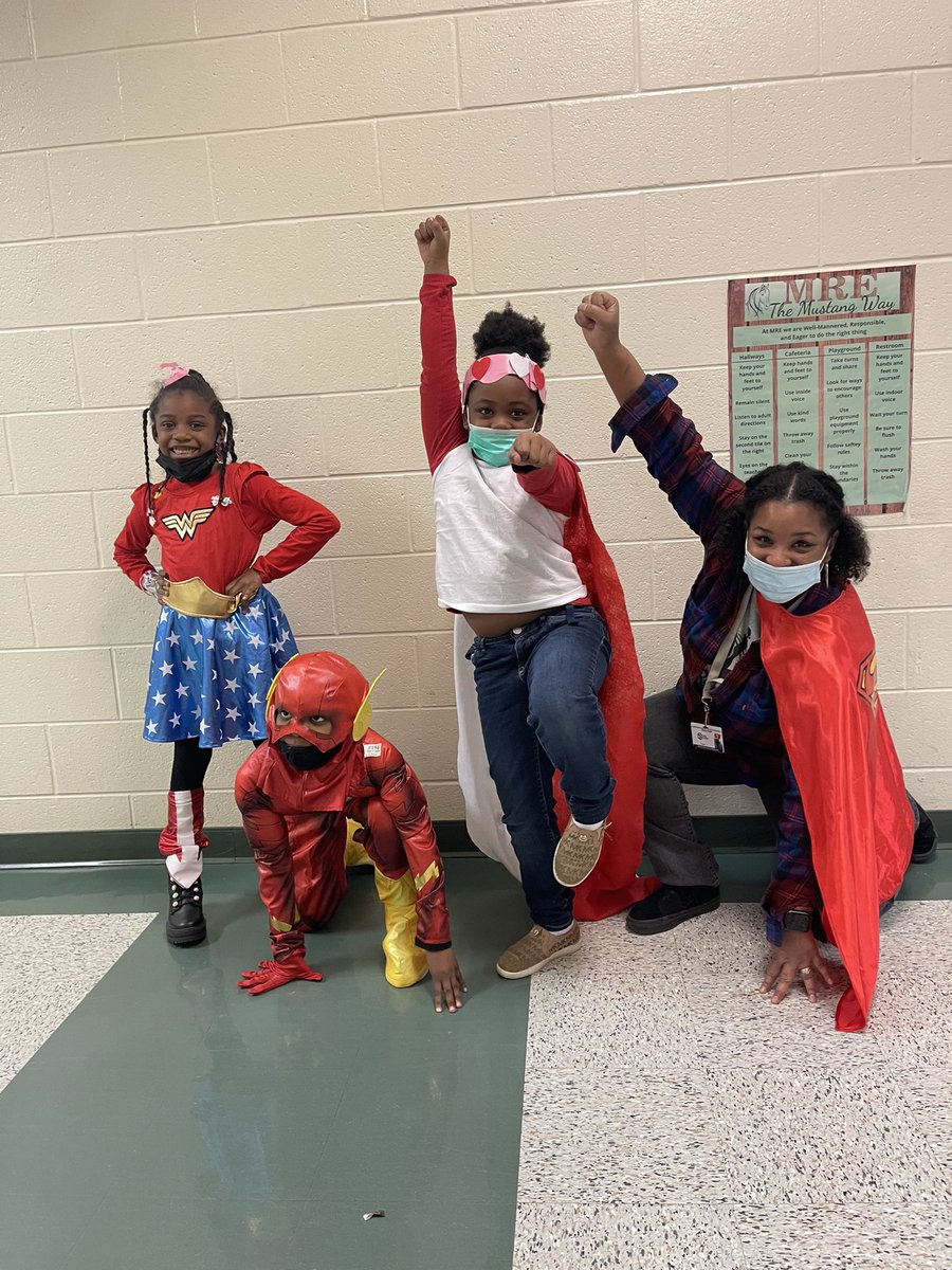 Superhero Day at Moreland Road Elementary! Proceeds go towards our staff relaxation room! <a href="/mremustangs/">Moreland Road Elementary</a> <a href="/hstarrobinson/">Heather Robinson</a> <a href="/mc_garvin/">Misty Garvin, Ed.S.</a> <a href="/DrForehand/">Michael Forehand, Ed.D.</a>