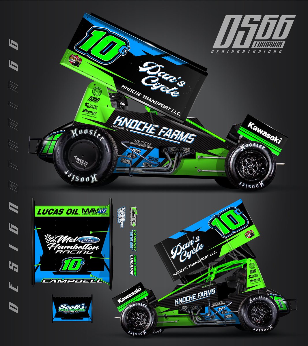 The new 2022 design is here!  She looks badass!! #sprintcar #dirtcar #dirttrack #racecars #designstudio 66 #sickwhips