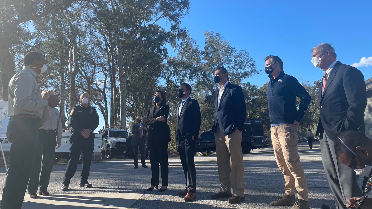 SecVilsack's tweet photo. Joining @VP and California leaders at San Bernadino National Forest today to announce $1.3 billion for the @ForestService to do the important work of disaster recovery and restoration in states impacted by wildfire across the country. https://t.co/tV11yWa8vk