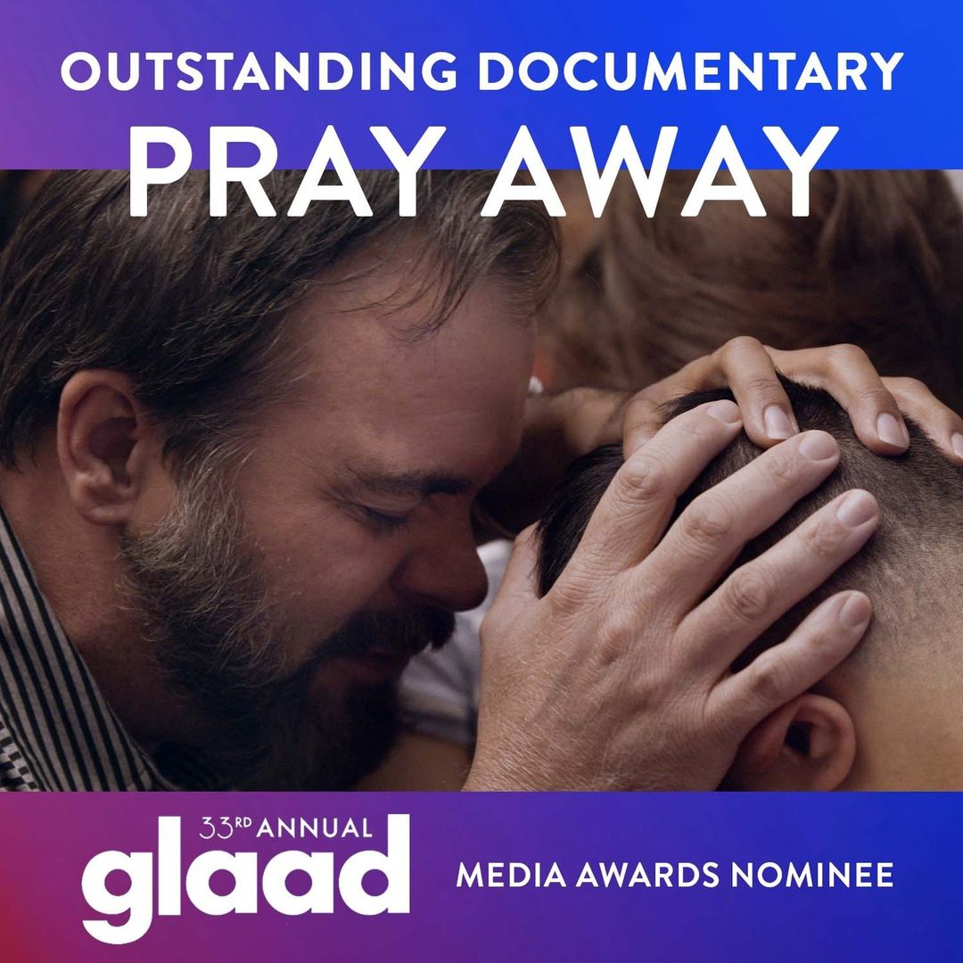 We're so honored that #PrayAway has been nominated for #GLAADawards' Outstanding Documentary 🎊✨

Congratulations to the <a href="/prayawayfilm/">Pray Away</a> team: @multitudefilms <a href="/kstolak/">Kristine Stolakis</a> @MrRPMurphy <a href="/blumhouse/">Blumhouse</a> and our community partner <a href="/glaad/">GLAAD</a>  

ICYMI ➡️ watch only on <a href="/Netflix/">Netflix</a>