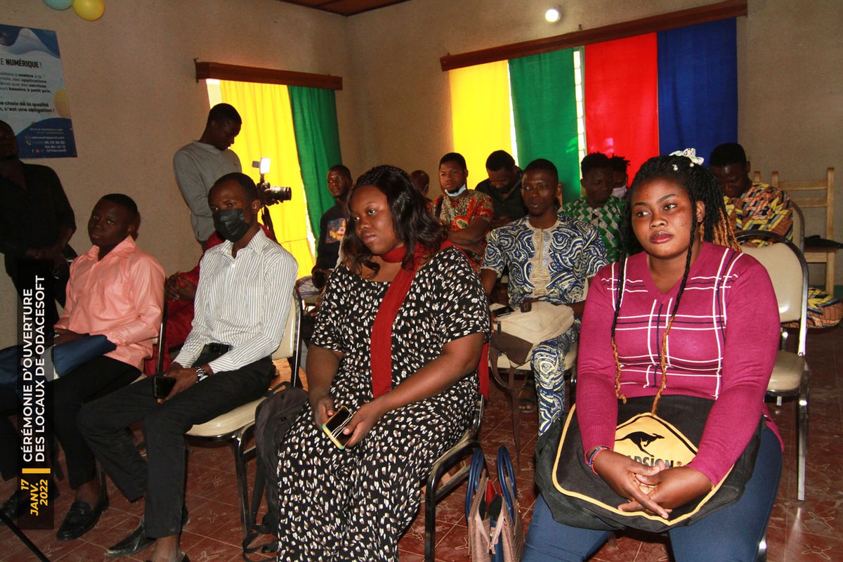 odacesoft's tweet photo. CEREMONIE D'OUVERTURE DE NOS NOUVEAUX LOCAUX A ZONGO-PARAKOU
Rejoignez nous sur:
- Facebook: https://t.co/yoCjSJnG9I
- LinkedIn : https://t.co/mKnbcfDezV

#Odacesoft https://t.co/RPIpvOVPHA