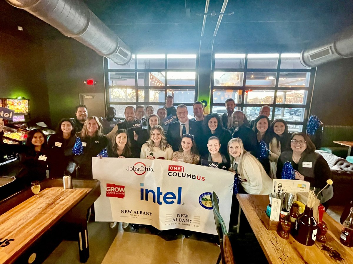 Earlier today, our community announced that @Intel has officially selected the @cbusregion as the location of one of the largest manufacturing investments in the history of the United States. 

Cheers to the entire team across the Region & Ohio who made this possible. #IntelOhio