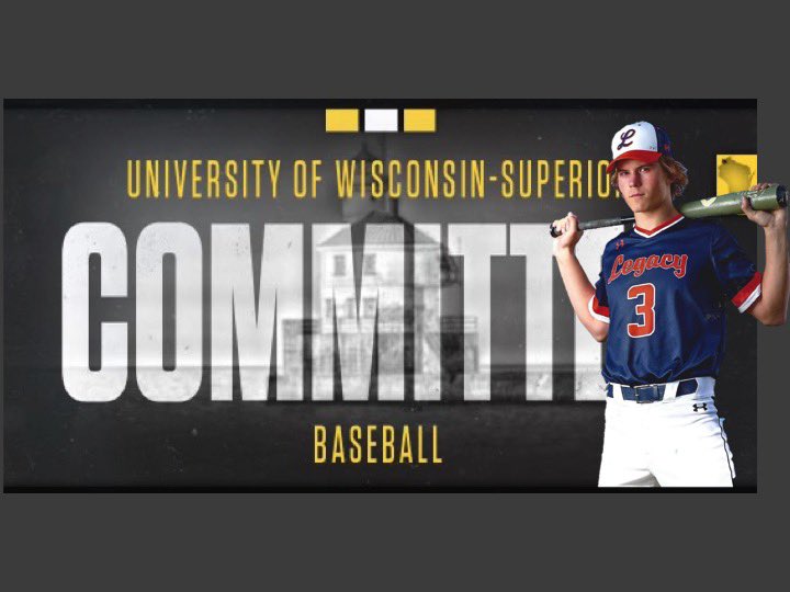andreeew_price's tweet photo. Excited to announce my commitment to continue my baseball and academic career at UW Superior! Thank you to my parents, coaches @Coach_Hill235, teammates @MN_Lumberjacks @LCA_Baseball21 and friends who helped me make this happen! https://t.co/0yvGslsy59