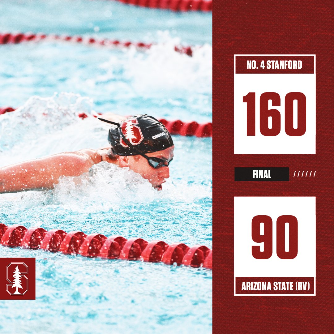 stanfordwswim's tweet photo. Win » 🌲

No. 4 Stanford moves to 2-0 in @pac12 events!

#GoStanford https://t.co/WhTT8pF4H1