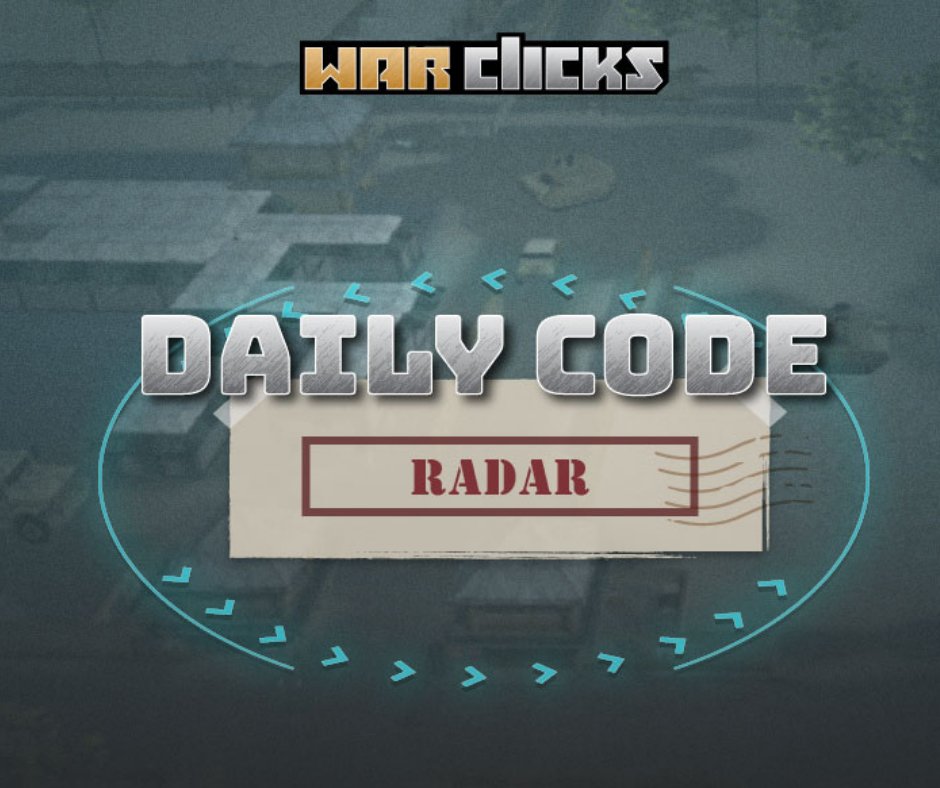 WarClicksGame's tweet photo. Use the Battle Radar to allocate your powers throughout the day.
Today's code/reward is RADAR ;)
#f2pgames #f2p #tankgames #militarygame #idler #automationgame #optimizationgame #indiegame #indiedev #gamedev https://t.co/5AROa1hnZM