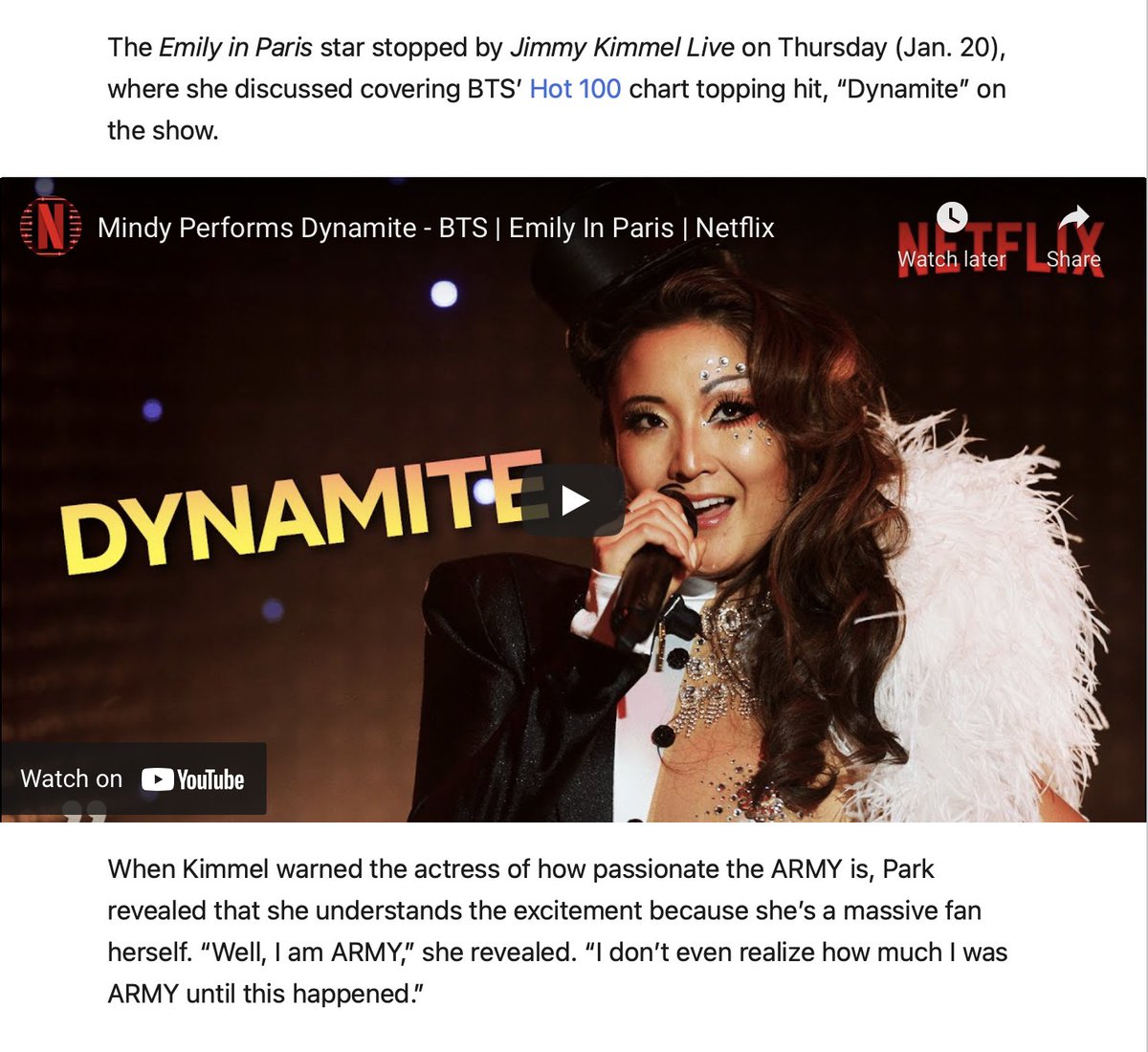 spotifybtschart's tweet photo. Every article click = $ in BB's pocket. They knew exactly what they were doing with that headline...

If you still want to read the article, I've SS it for you below so you don't have to give BB your engagement or click. https://t.co/d8GbInzoUv