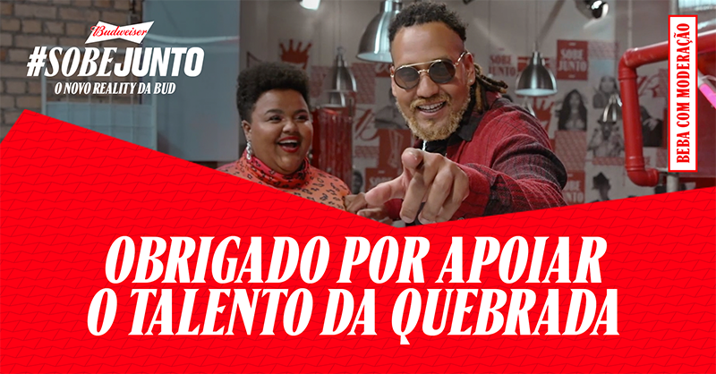 Budweiser_Br's tweet photo. @eu_israeldiaz3 Obrigado por apoiar o talento da quebrada e acreditar no poder da música 🎶
Prepare a sua torcida que quando o #SobeJunto começar a gente avisa e manda o link.
#BebaComModeração
#parar para não receber mais notificações https://t.co/yr7Uxsr0ne
