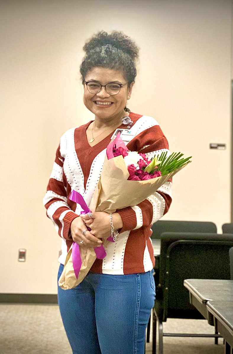 Help me congratulate our first Educator of the Year, Evelyn Cornejo, representing the Multilingual Department in Teaching &amp; Learning’s Content Design &amp; Delivery! She is 💯 student driven! @ECornejoKlein <a href="/AlysaCozart/">Alysa Cozart</a> <a href="/jenny_mcgown/">Dr. Jenny McGown</a> <a href="/KleinISD/">Klein ISD</a>