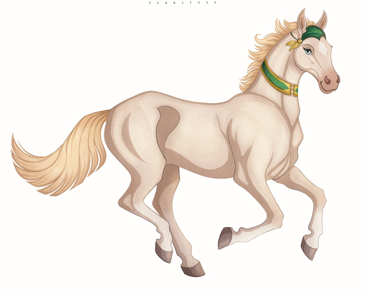 terrafoxe's tweet photo. Recent Art Trade with ramota.png on Instagram of her awesome Akhal-Teke character! <3 

#digitalart #digitalartwork #horse #horseart #horseartwork #horseoc #akhalteke #furryart #animalart #animalartist https://t.co/JZWYTIy51o