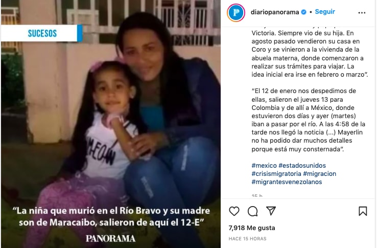 Madre hispana confirma que niña hallada muerta en frontera era su hija y familia rompe el silencio
mundohispanico.com/muere-nina-ven…