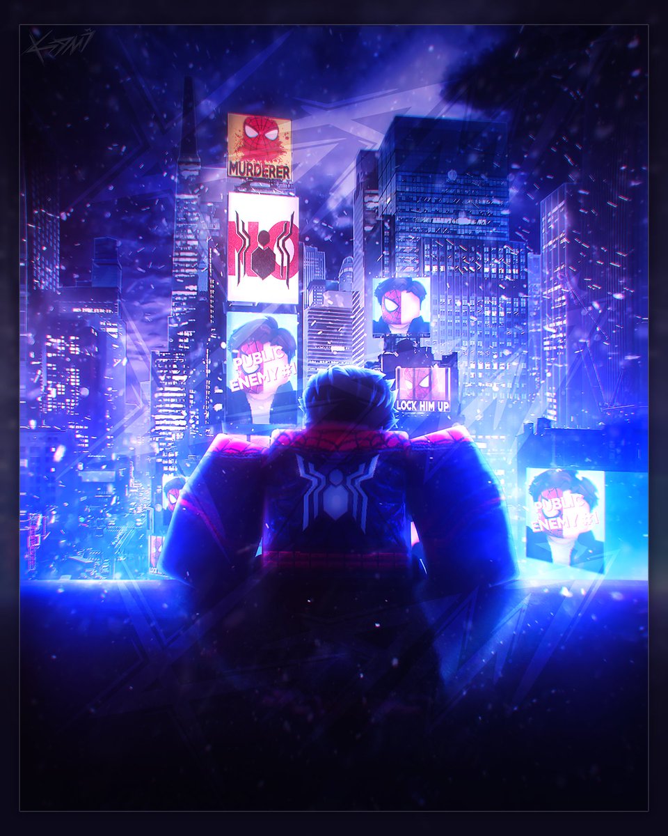 KamiDuhHam's tweet photo. No Way Home 🕷️❗️
 
Spider-Man Poster
- Personal GFX

HQ Image - https://t.co/Ayxh61mkeO

❤️&amp;🔁 Appreciated

#SpiderMan #Roblox #robloxart #RobloxDevs #RobloxDesigner https://t.co/HXVQMRjXgy