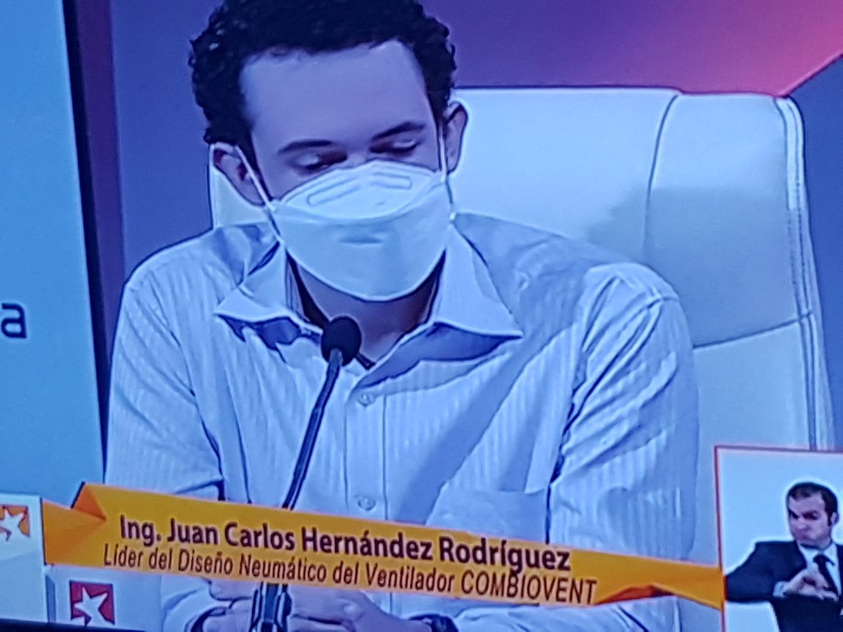 odacuba's tweet photo. @radio26cu Ventilador pulmonar Combiovent cubano en manos de jóvenes de Ciencias. ¡ Cuba qué grande eres! #CubaVive #MatancerosEnVictoria #Combiomed  @oneliocc @wrr2 @yila88 @yobany_gil @CarlosC64808313 https://t.co/G71o3YnAUN