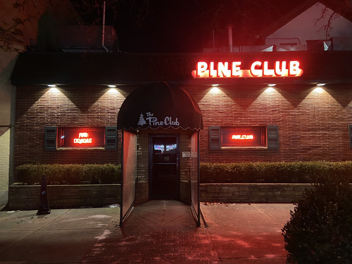 This is a birthday dinner that’s been years in the making.  Cancelled by a snowstorm in 2020, and a pandemic in 2021, but we finally made it for our first ever visit to Dayton and the legendary Pine Club.