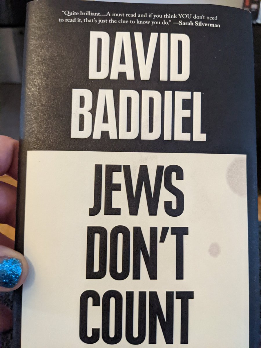 MrFurmanBHS's tweet photo. @JoshMalina have you read Jews Don't Count by @Baddiel?  I think you would really appreciate it.  My copy's a little wine stained from a kiddush or two.

#ShabbatShalom #jewsdontcount https://t.co/a5IOs9QJYN