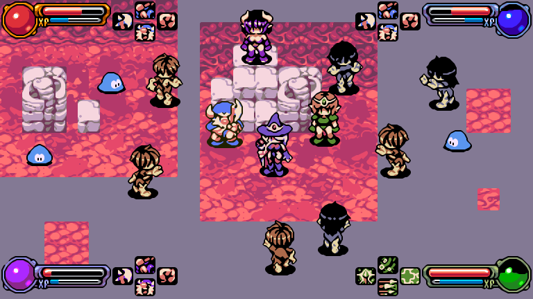 adamjmarin's tweet image. obligatory #ぴくせるすけゐらぁ post -- I started working on this unfinished ARPG mockup series but never posted much from it. Really like how some of the little ability icons turned out here!