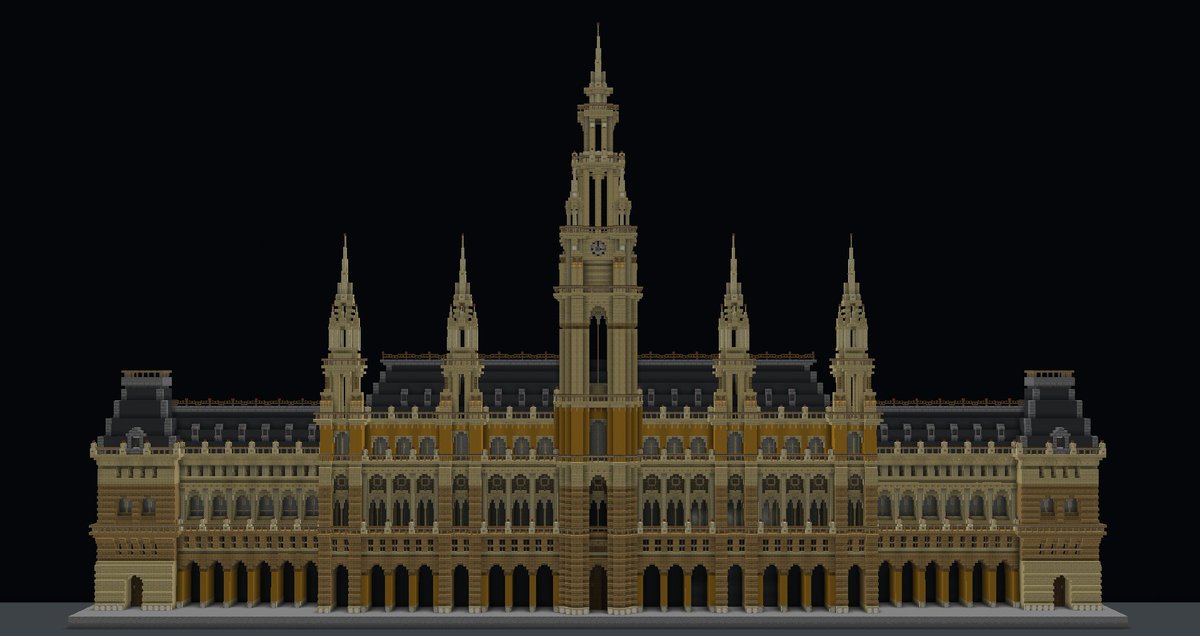 Inspired by the Vienna city hall
Built on <a href="/BuildersRefuge/">Builder's Refuge</a> 
#Minecraft #minecraft建築コミュ