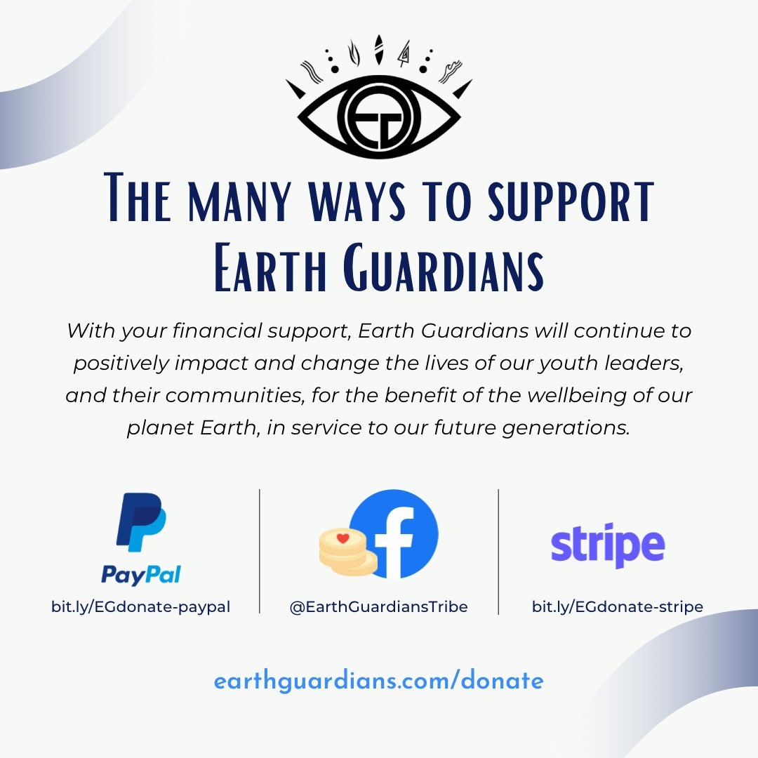 earthguardianz's tweet photo. We have many different ways and channels that you can use to support Earth Guardians today!

https://t.co/2HP96waTBR
https://t.co/2xKcWphDO2
https://t.co/8BtjvpK0T0 https://t.co/nMArcTrpAw