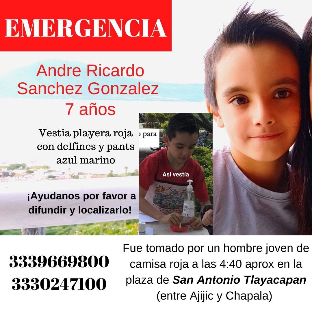 informador's tweet image. ⚠ AYÚDANOS A LOCALIZAR A: André Ricardo Sánchez González ⚠

Cualquier información, favor de comunicarse al 3339669800