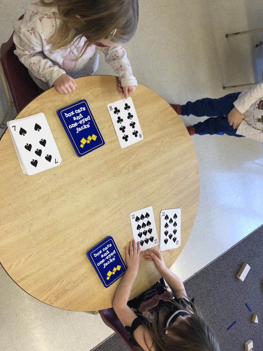 Working on our number recognition and comparing numbers skills by playing Higher/Lower! <a href="/TVDSBKinder/">TVDSBKindergarten</a> <a href="/zorrahighland/">Zorra Highland Park</a>