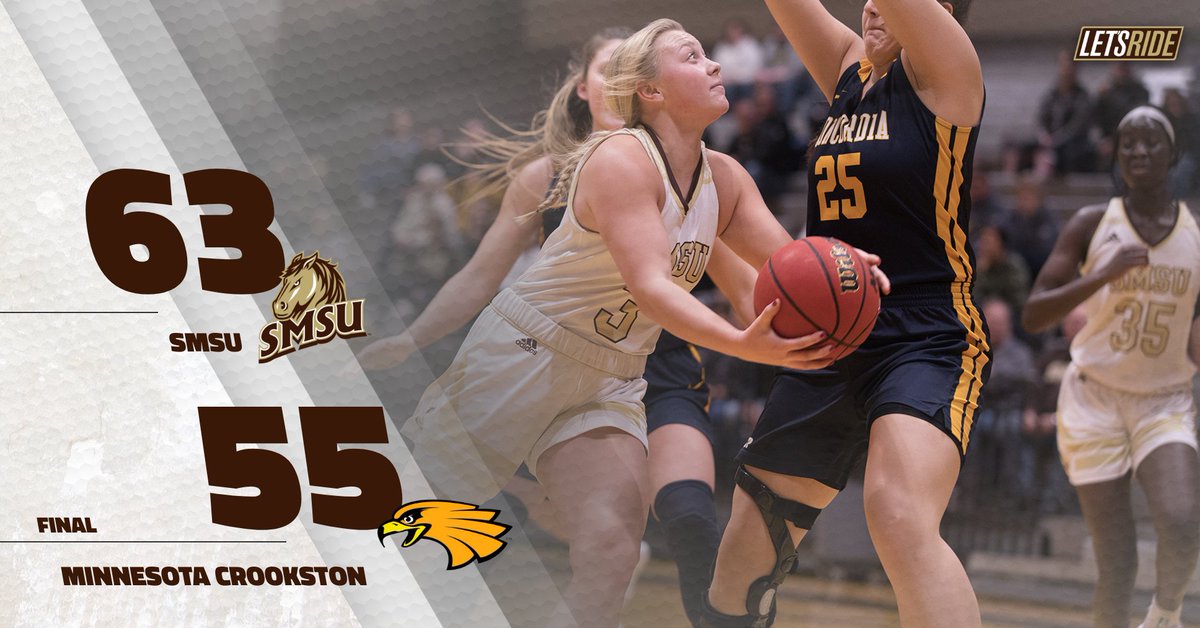 SMSUWomensHoops's tweet image. The final score! Sadie Stelter lead the team with 25 points.