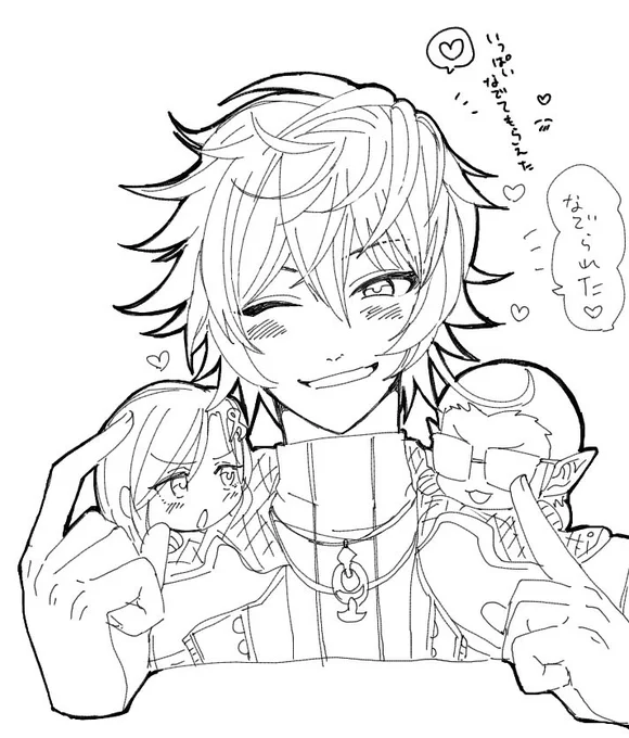 だてさんの絵茶にお邪魔して夜王国お絵描きしてきました。
眼福空間ですた。 