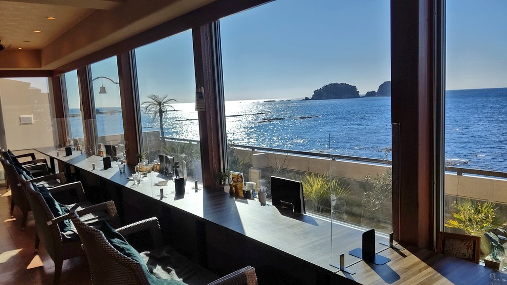 ありだのゆりこ Saipm 海の見えるカフェで おやつタイムです カフェ ド マンマ みなべ町 T Co Hj0lzsvz5t Twitter