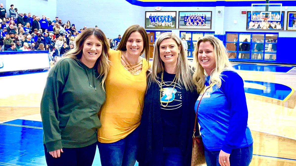 Gosset41's tweet photo. Great night celebrating @KamyLondon2 &amp; her sisters! Brock honored the 2002 (20 year) &amp; 2012 (10 year) girls bball state championship teams! They will also be honored in March in SA! Kamy was also recognized for her athletic accomplishments! So many awards I wish I covered you! https://t.co/C0eiJVVjdQ