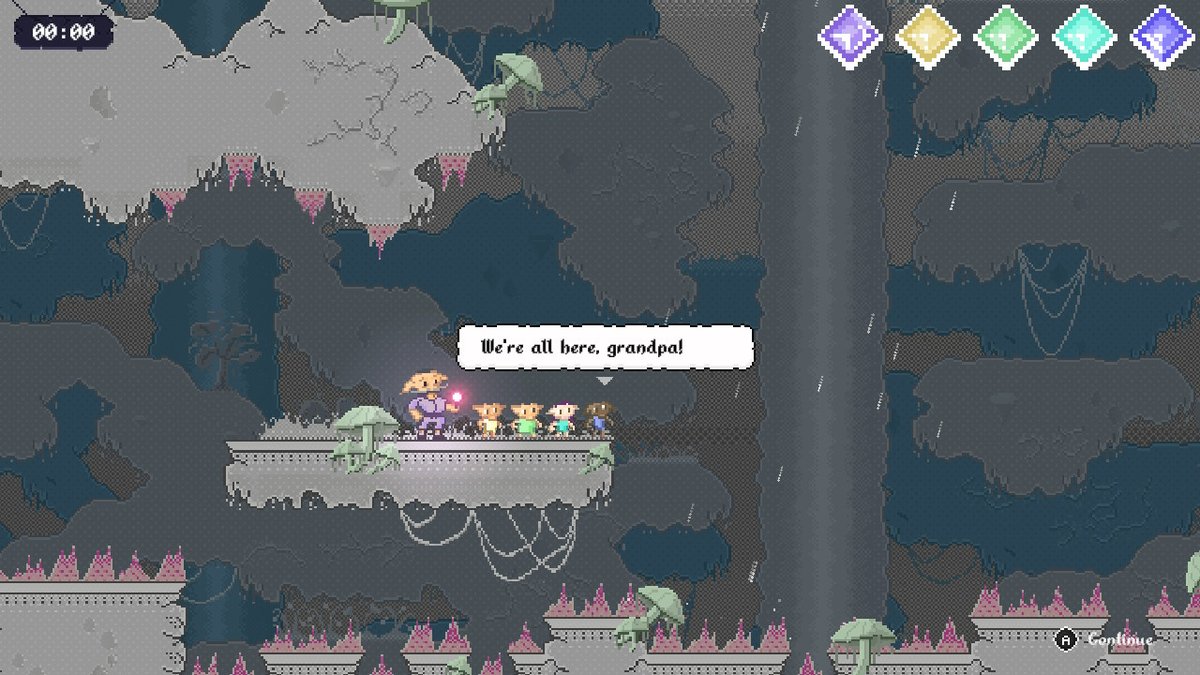Jaconian's tweet photo. Just reached Keep Trying, possibly the final area based on what the Grandkids are saying. I could do one more area after this because I'm having a fun time overall.
#DobosHeros by @Colossus_Game and @GramikGames on #NintendoSwitch for #IndieSelect https://t.co/eaHhODo8Hg