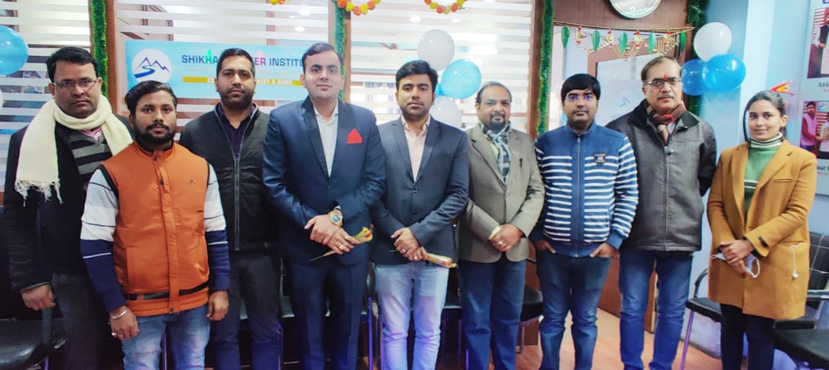 AshutoshJhaNITP's tweet photo. Glimpse of Foundation Day Celebration  #ShikharCareerInstitute 
#4thFoundationDay https://t.co/6QEQepaaY9