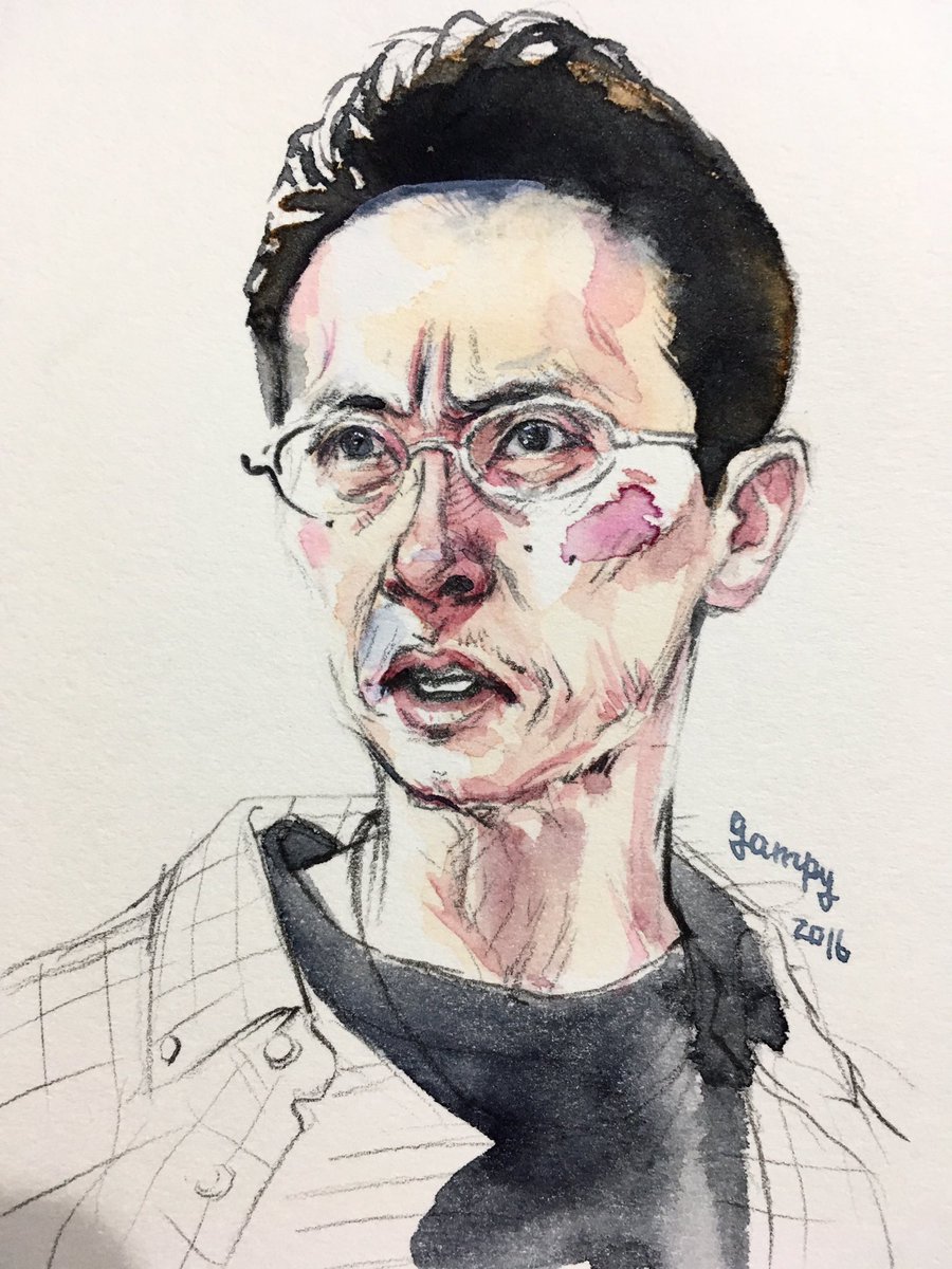 松重豊さんは過去に何度か描いておりました 