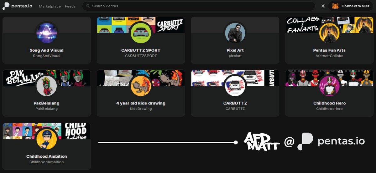 Check out all my collection. Great new features by <a href="/pentas_io/">Pentas | NFT Marketplace</a> team.🚀

app.pentas.io/user/0x52d437d…

#pentasian #malaysianft
