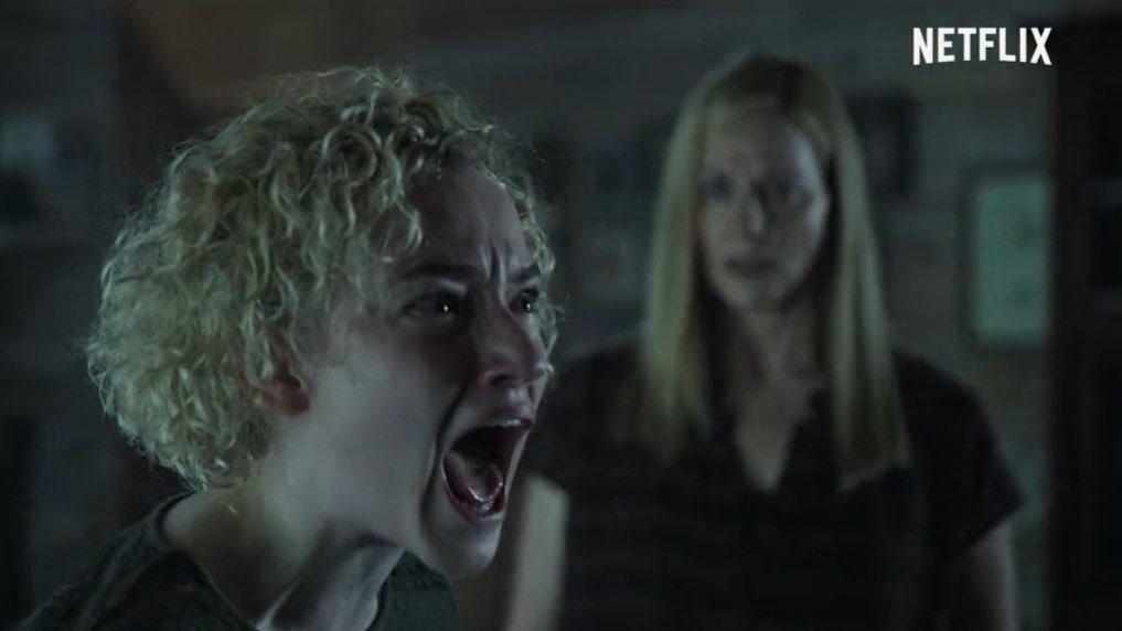 blaine_sieck's tweet photo. Just binged #Ozark Season 4 Part 1 and GOOD LORD that ending gave me chills

Meanwhile, I’ll be screaming like Ruth until Part 2 comes out https://t.co/OIUHw6E1Iw