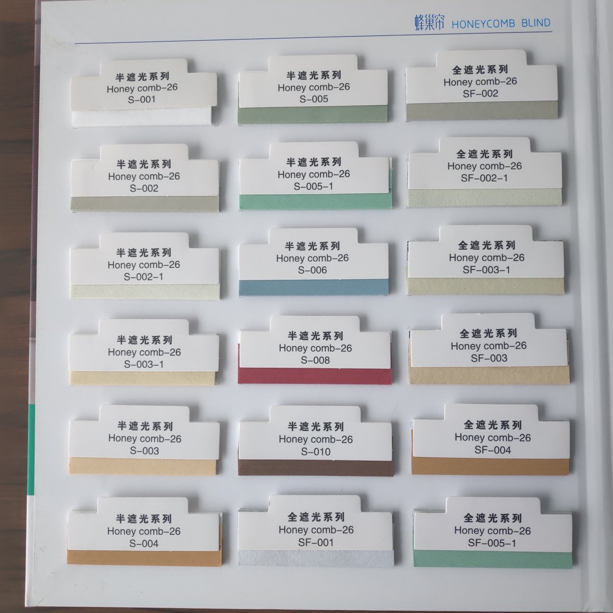 Honeycomb blind fabrics / cellular fabrics