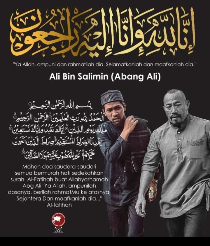 akrms02's tweet image. Al-Fatihah utk arwah Abg Ali ... #semboyan #ppim #s1m