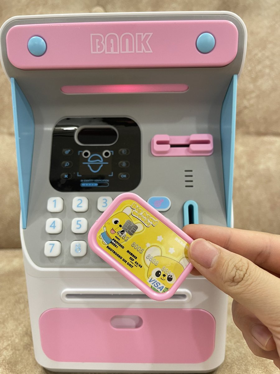 ketengahketepi's tweet photo. Geram tengok orang post. I pun beli tabung atm machine ni buat simpan duit syiling and rm1. Kalau emergency or dah penuh ke kan. Boleh la beli apa apa guna duit tabung ni! Sesuai sangat utk anak anak belajar menabung

Siap ada card ATM lagi 😂 if tak masukkan tak boleh cucuk duit https://t.co/cxaFQcJZww