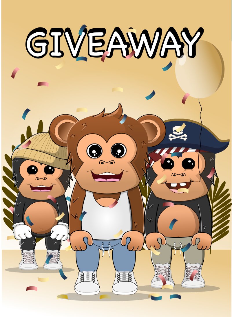 Giving away 1x #Chimpz to a random person!🥳

Make sure to follow <a href="/ChimpzNFT/">Chimpz</a>, like and RT this post and join our discord:
discord.gg/JhDkTEqE

Winner will be chosen within 72 hours!🐵

#NFTs #NFTGiveaway #NFTCommunity