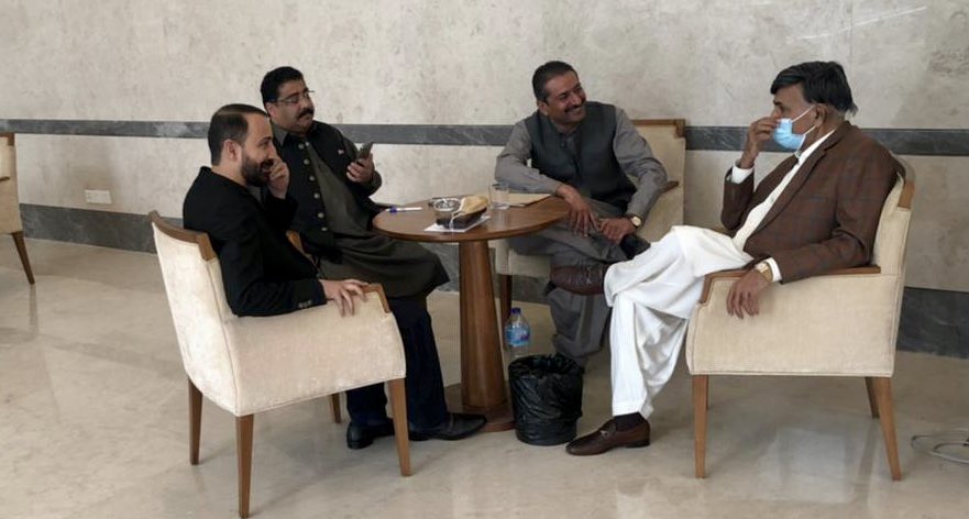 Executive Engineer Public Health Engineering Dept. Gwadar <a href="/ShakeelBaloch77/">Shakeel Baloch</a> called on MNA Gwadar-Lasbela Aslam Bhootani &amp; MPA Gwadar Mir Hammal Kalmati.
Issues related pure drinking water of district Gwadar were discussed in details.