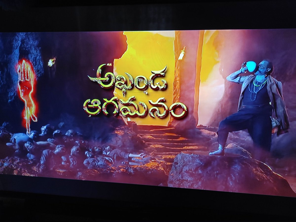 pramodram9's tweet photo. #JaiBalayya #AkhandaRoarOnHotstar 👌👌🙏 https://t.co/itWwVUVask