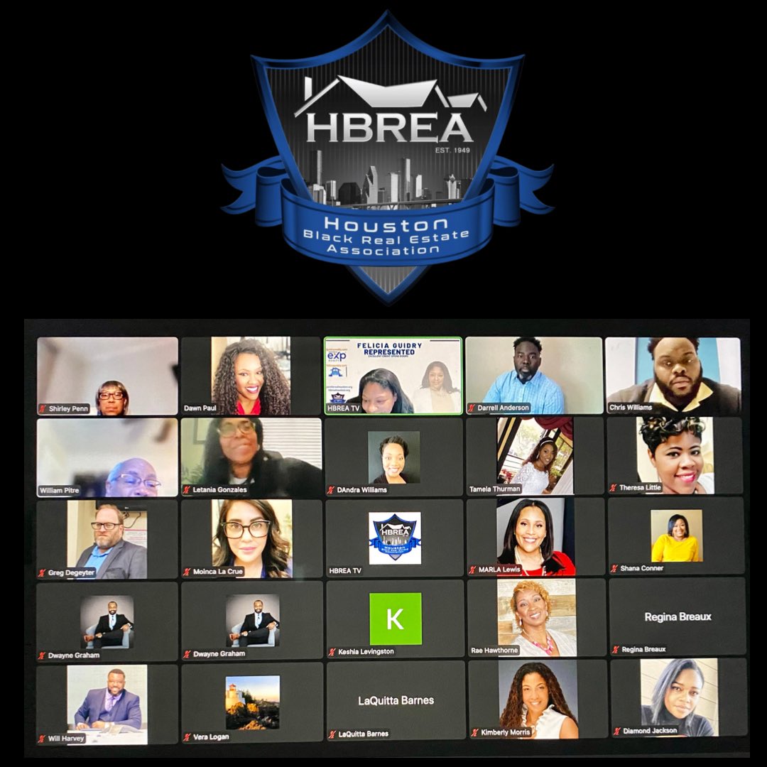 OWMediaCompany's tweet photo. It was a FULL house (virtually) at the Houston Black Real Estate Association’s Lunch &amp; Learn! 

💯📈 We presented communications/marketing tools &amp; tips valuable for real estate experts to identify market trends &amp; opps for biz growth in the industry!

#ObsessedWithMedia #HBREA https://t.co/9LgTuFl5IW