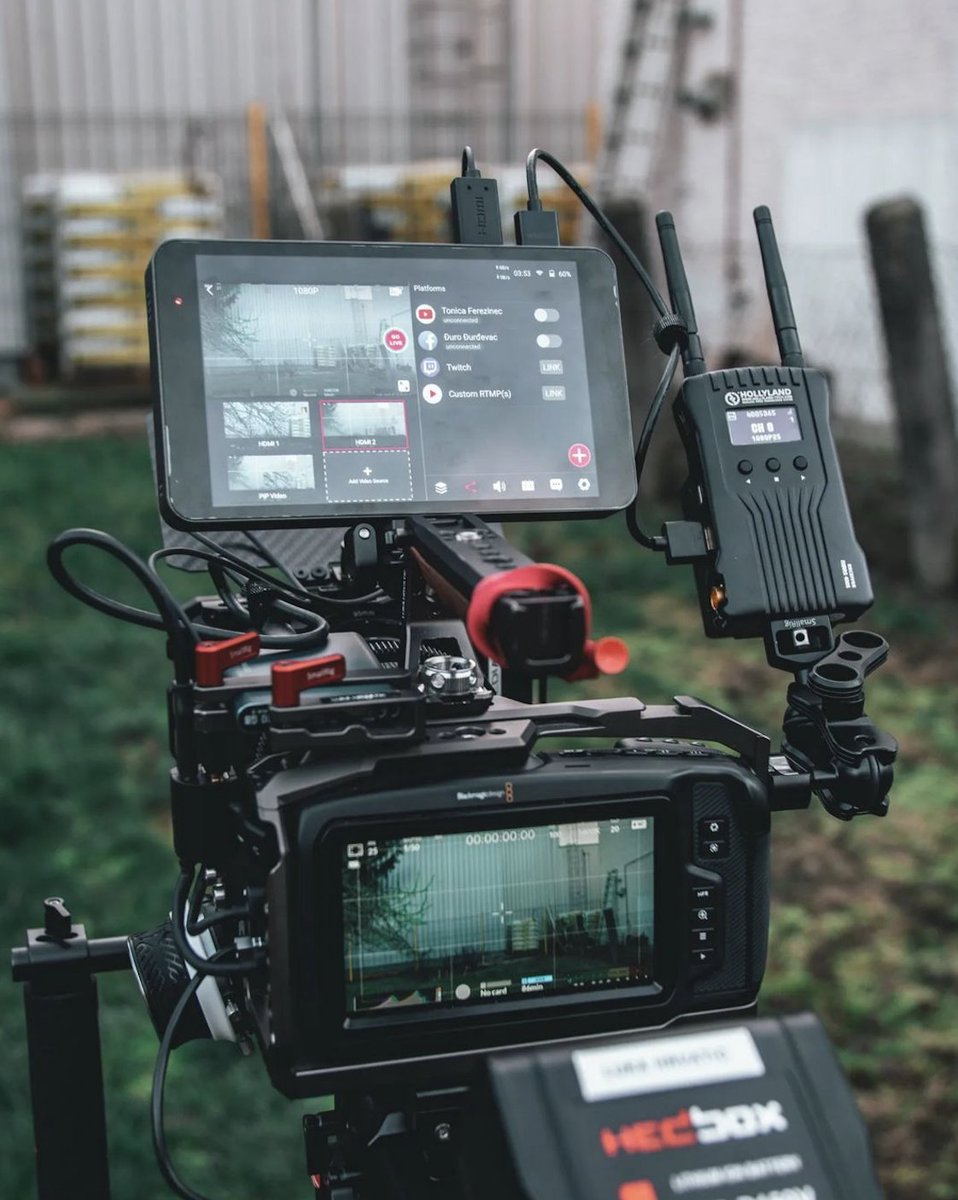 YoloLivTech's tweet photo. “Livestream in one monitor? 🧐When I heard there was such a thing I couldn’t believe it. And then the team from @yololivtech does Yolobox - a portable Livestream studio!
”

Cr: @lukahrvatic

#filmmaker #filmmaking #livestream #livestreamstudio #portablelivestream https://t.co/upu1x7I8AX