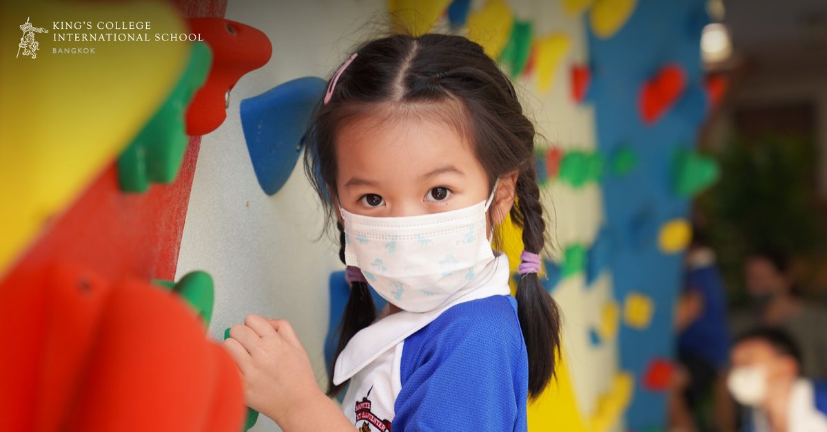 Kingsbangkok's tweet photo. One of the key elements of the Early Years curriculum is physical development. At King’s Bangkok, we achieve this by challenging children in EY with fun challenges. We have installed a climbing wall which helps the children develop both gross and fine-motor skills.
#KingsBangkok https://t.co/UvBRbeazLm